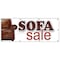 Signmission SOFA SALE BANNER SIGN couch furniture store signs 50% 25% 10% huge B-96 Sofa Sale - alternate 1